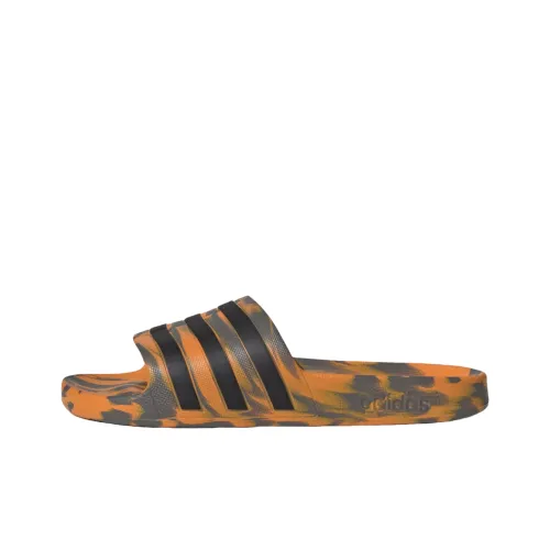 Adilette Adidas Aqua Slide 'Charcoal Focus Orange'