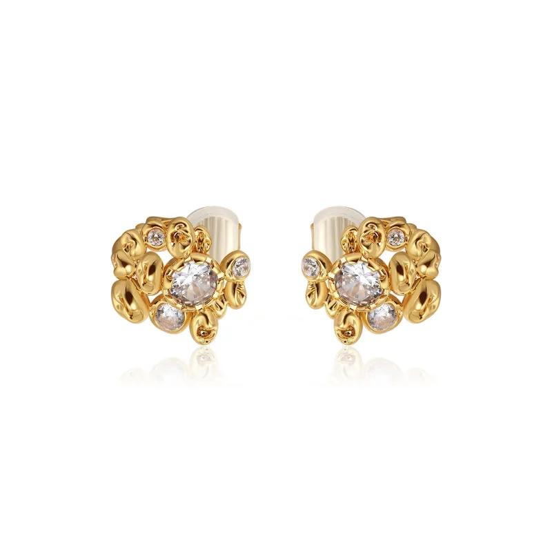 BOONEE ALUS Alloy/Silver Plated/Gold Plated Clip On Earrings Women's-0