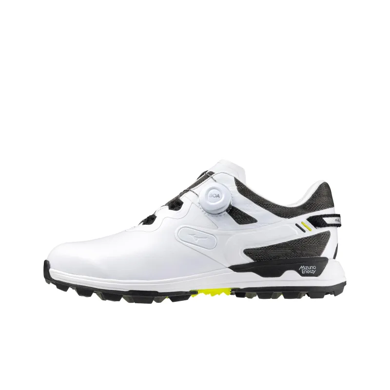 Mizuno Cushioning Wear Resistant Low Top Golf Shoes Men's White-0