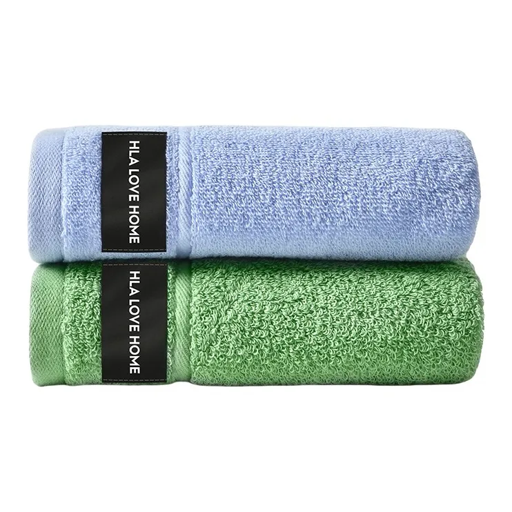 HLA Classic Combed Cotton Solid Color Towel-6