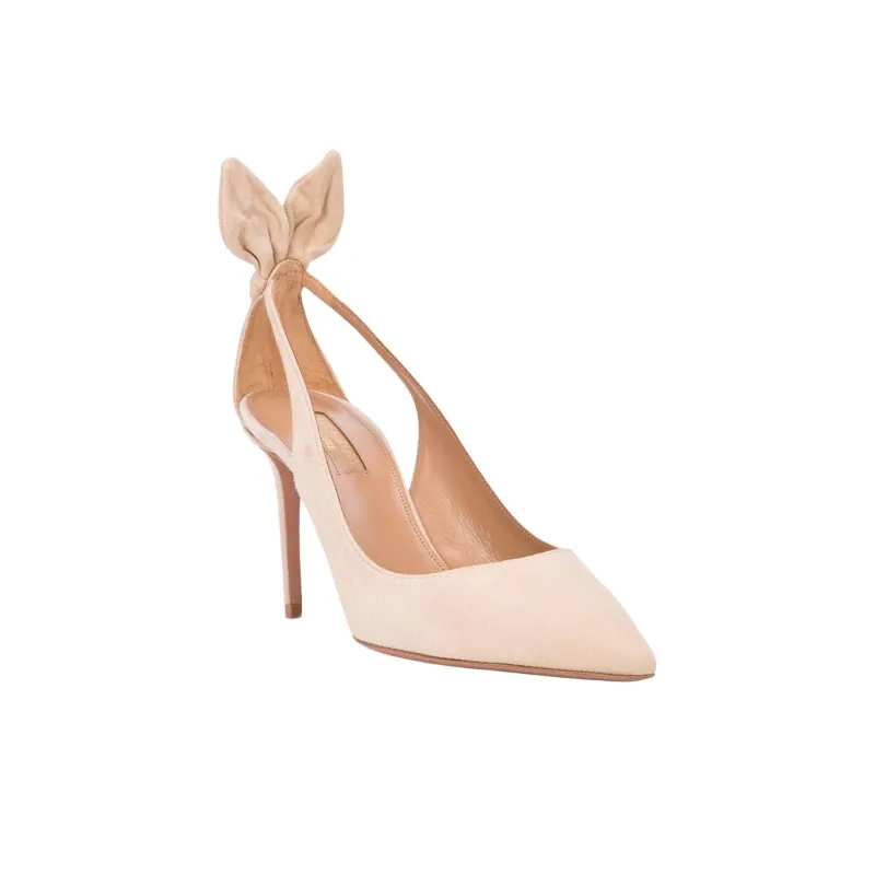 AQUAZZURA Slim Heel High Heels Women's Nude-2