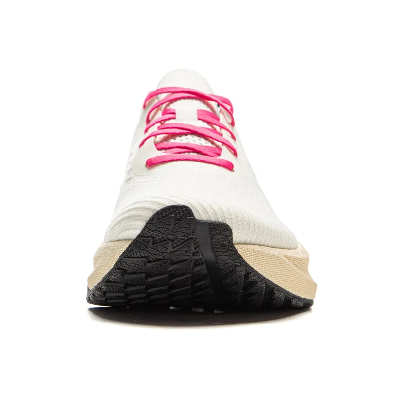 LiNing Comfortable Cushioning Anti Slip Wear Resistant Breathability Low Top Casual Running Shoes Men's White Pink-4