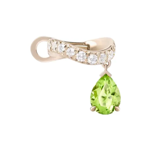 peridot belly button ring