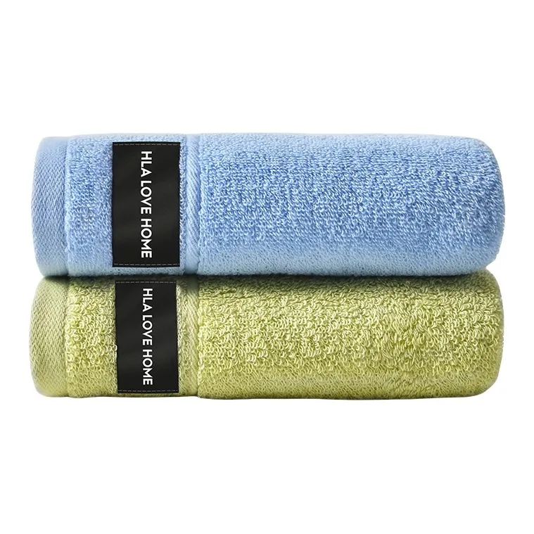 HLA Classic Combed Cotton Solid Color Towel-8