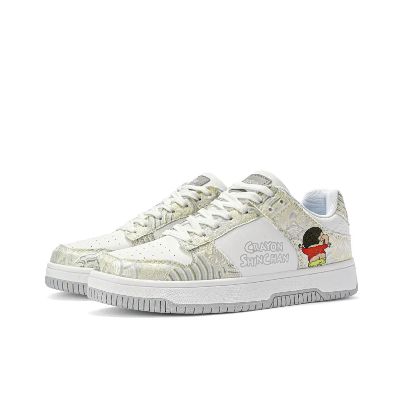 Crayon Shinchan Abrasion Resistant Slip Resistant Low Top Skateboard Shoes-32