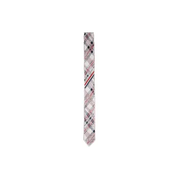 THOM BROWNE· Knitted Fabric, Silk Ties Men's White