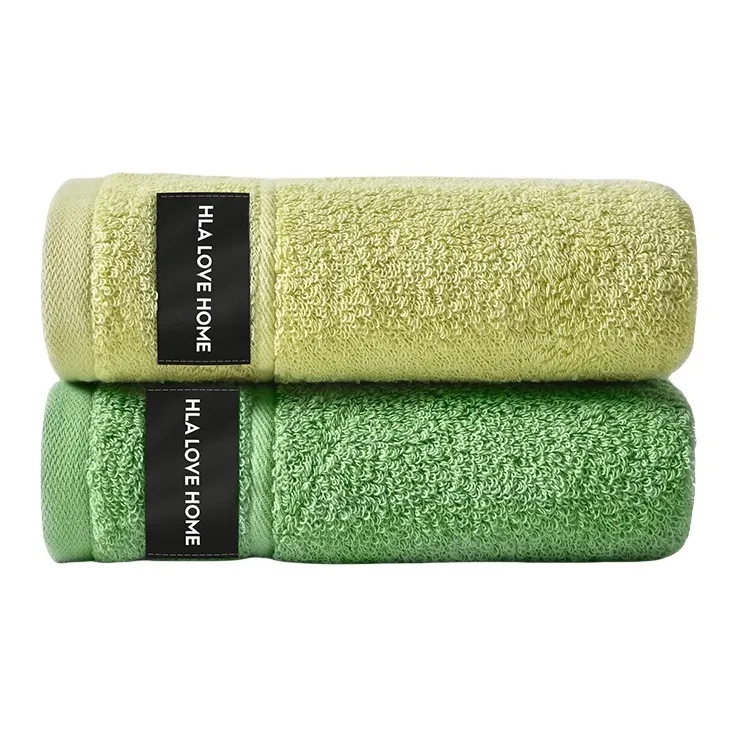 HLA Classic Combed Cotton Solid Color Towel-7
