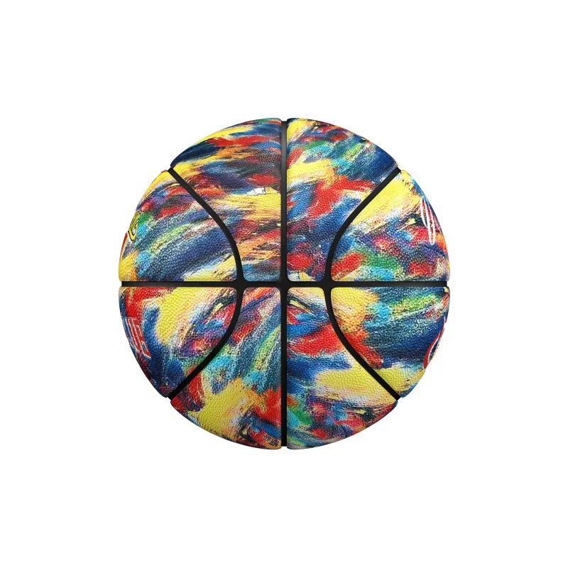 VEIDOORN PU Basketball Multicolor Size 7 Ball Street Training Competition Unisex-7