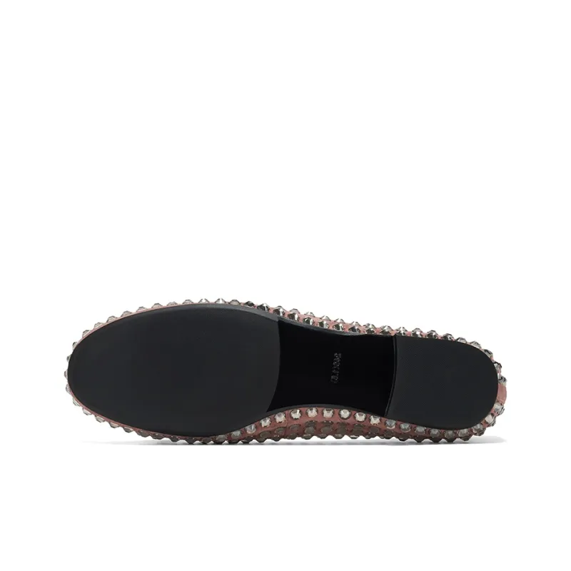 GG CC Flat Ballet Shoes Sweet Style Round Tip Unlined Shoes 1.5cm Women's-12
