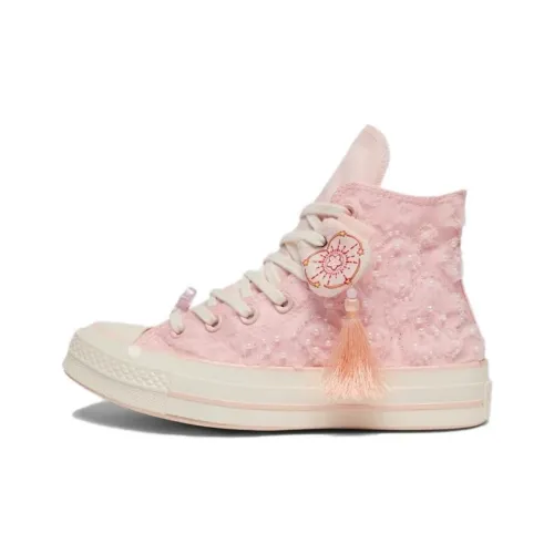 Converse 1970s Slip Resistant Breathable High Top Canvas Shoes Women's Light Pink