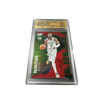 PANINI Celtic Team Jaylen Brown Dots Holographic Card 99 Edition High Grade Star Card Rare Card Graded Cards 1 Piece