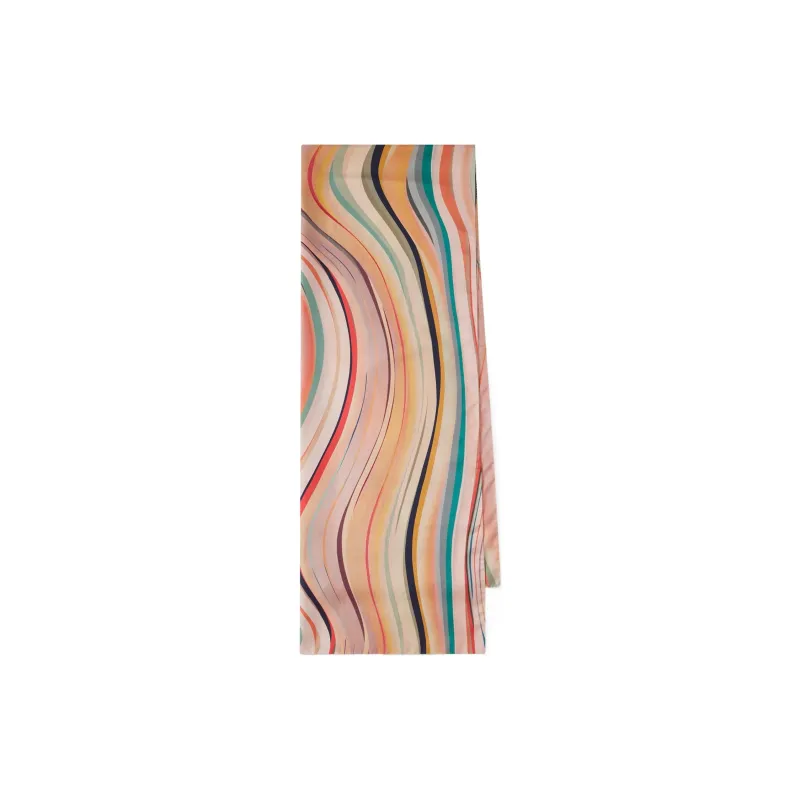 Paul Smith Swirl Silk Scarf-0