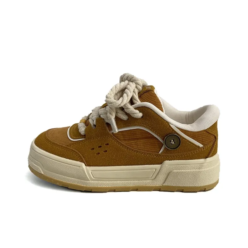 Than Than Me Slip-Resistant Low-Top Skateboard Shoes Women's-3