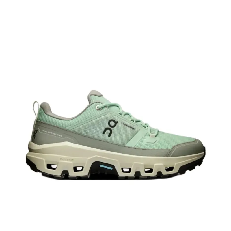 On Anti Slip Wear Resistant Low Top Trekking Shoes Women's Green-1