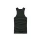 X-100% cotton Wide Back Tank Top-Black