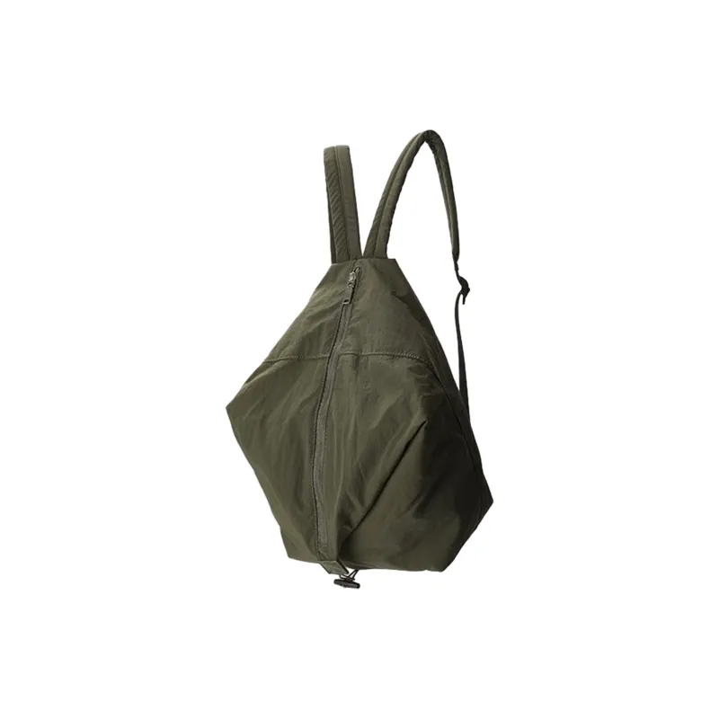 TAKI Nylon Commute Travel Large Capacity Casual Versatile Backpack Unisex Black/Army Green/Blue/Apricot/Gray-6