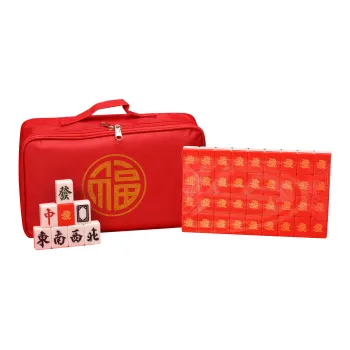 SHANGKECHENGPIN 40mm Red Prosperity Celebration Hand Crafted Large Size Board Games