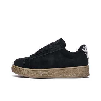 MEXICAN Anti Slip Wear Resistant Low Top Skateboard Shoes Women's Black
