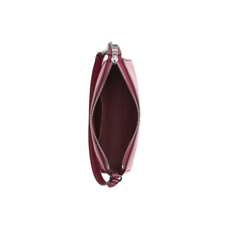 COACH Nolita Patent Leather Handbag Trumpets Women's Silver & Pink-1