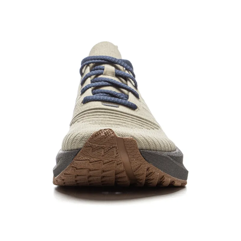 LiNing Comfortable Cushioning Slip Resistant Abrasion Resistant Breathable Low Top Casual Running Shoes Men's Gray Blue-4