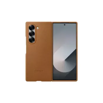 SAMSUNG Eco Friendly Leather Material Simple And Stylish Phone Cases Compatible With Galaxy Z Fold 6
