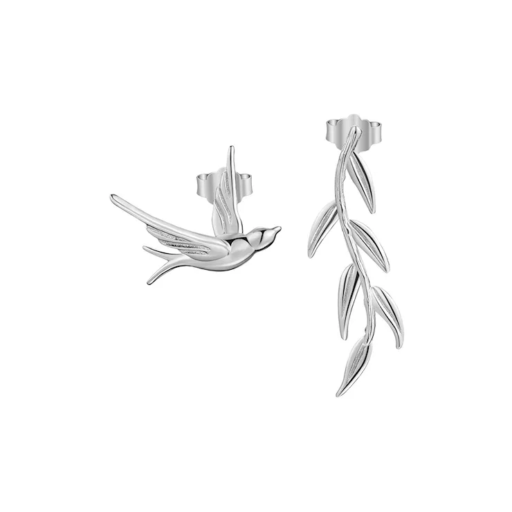 MISS TOOYA S925 Silver Earrings Women's-5