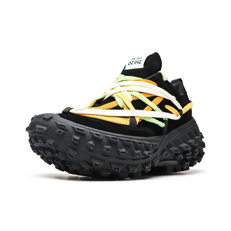 ORD Impact Resistant Wear Resistant Lightweight Breathable Slip Resistant Low Top Chunky Sneakers Unisex-2