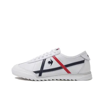 Le Coq Sportif Popolar Classic Anti Slip Wear Resistant Low Top Casual Shoes Unisex White