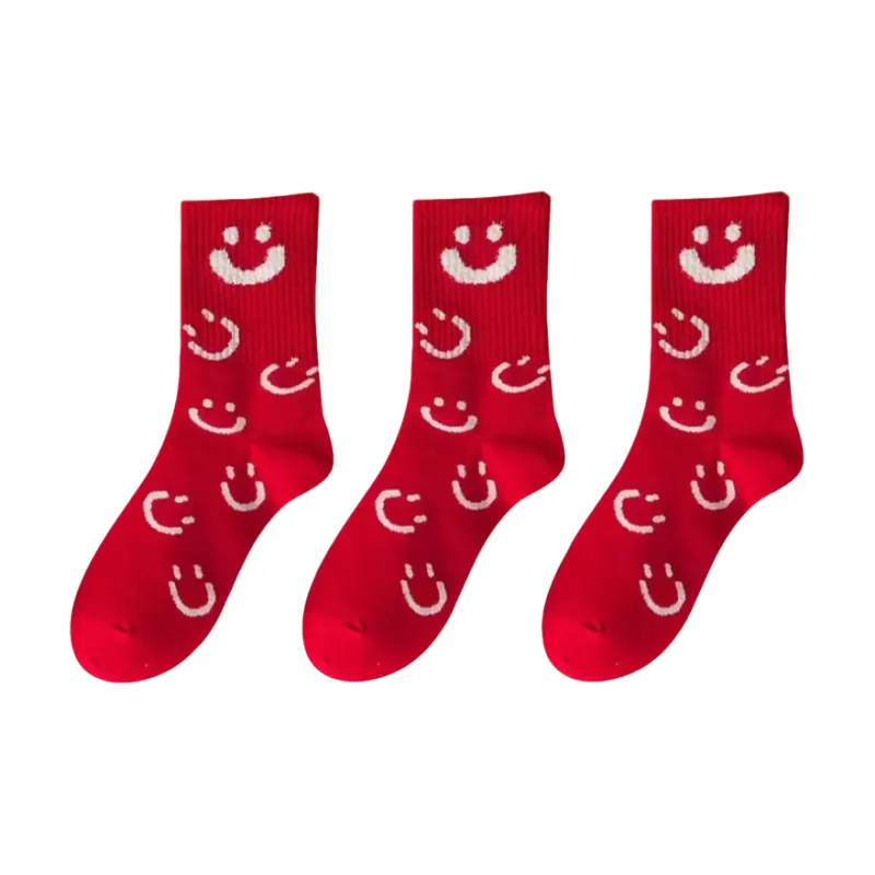 Qiao Ni Tong Mid Calf Socks Unisex Combo Set-8