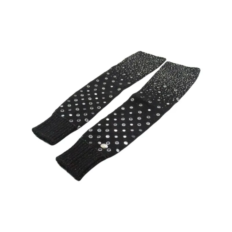 CHANEL 1986 1988 Stud embellishment Arm Covers-1