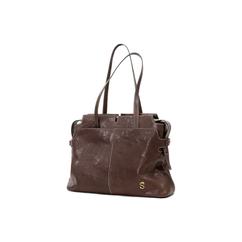 FIEDLE&SISSI Vegetable Tanned Cow Leather Wild Collection Carry on Shoulder Bag Regular Women's Multicolor-8