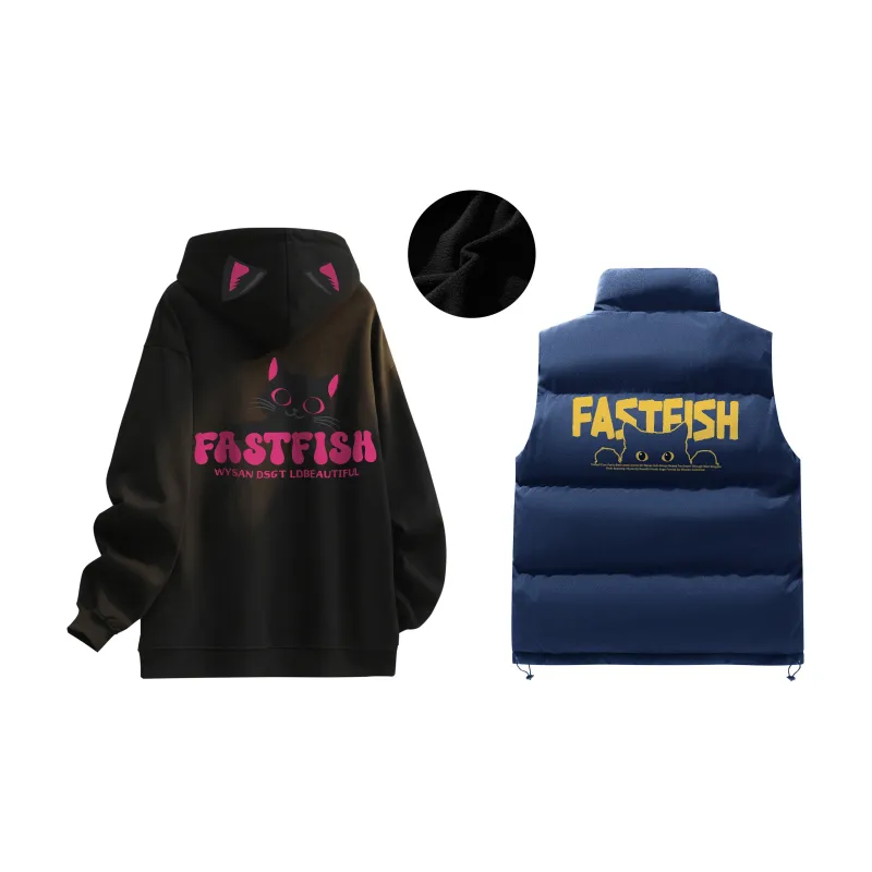 FASTFISH Sweatshirt Sets Unisex-35