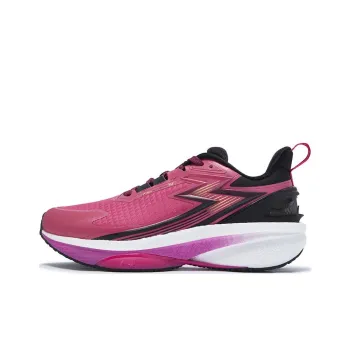 361° Rainproof Screen 8.0 Anti Slip Wear Resistant Low Top Sprint Running Shoes Women's Red Black