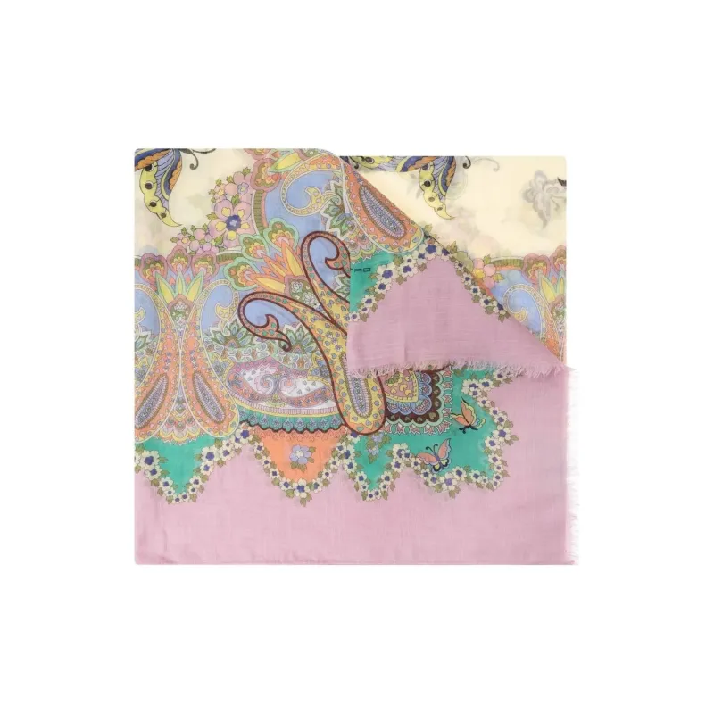 ETRO Paisley Printed Scarf-0