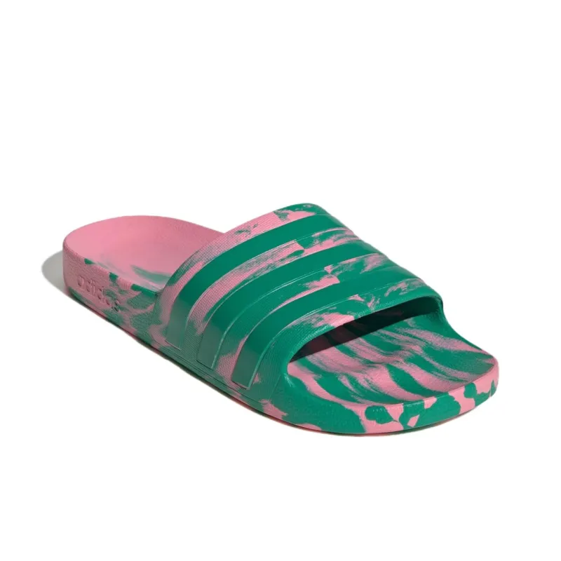Adidas Adilette Aqua Slides Bliss Pink Court Green-2