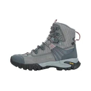Columbia Abrasion Resistant Mid Top Hiking Shoes Women's Titanium Gray Steel