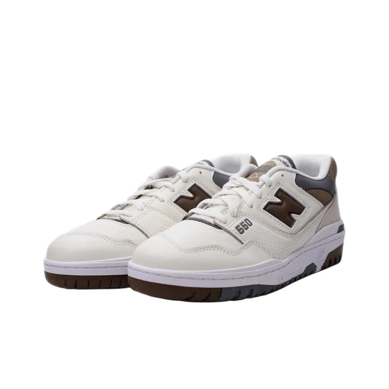 New Balance 550 Sea Salt Dark Mushroom-1