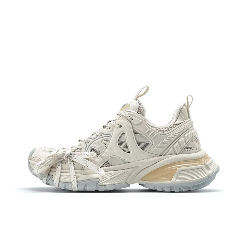 K-WANG Paris Breeze Anti-Slip And Wear-Resistant Height Increasing Low-Top Chunky Sneakers Men's-1