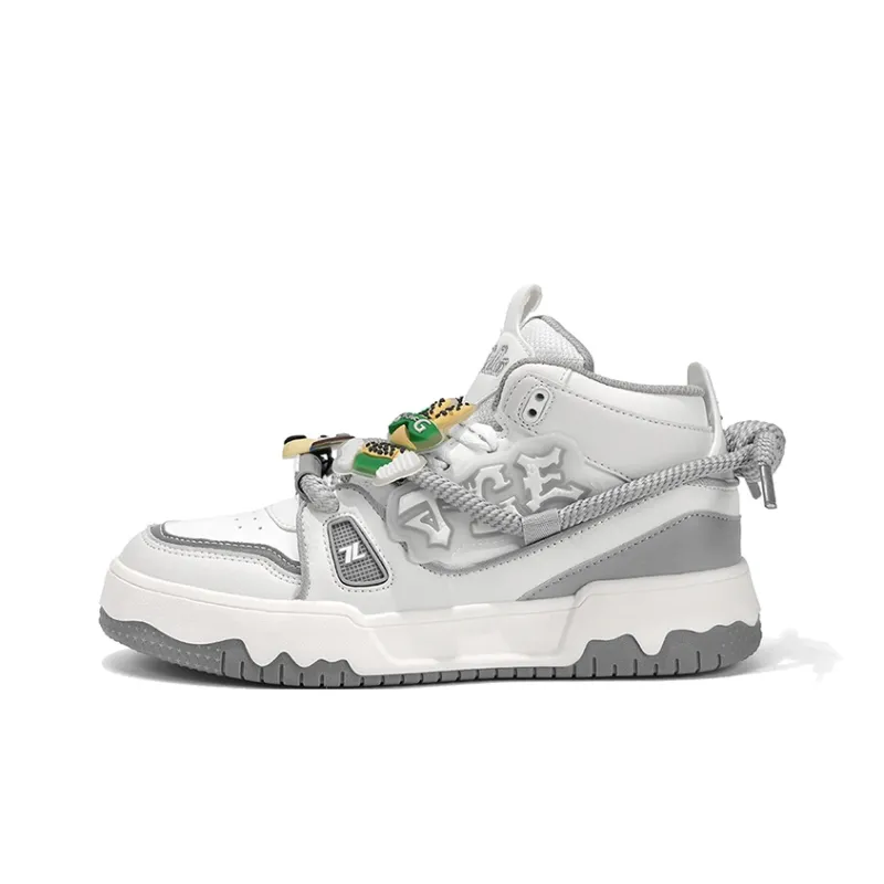 TCELLARS Warm Cushioning Wear-Resistant Lightweight Height Increasing High-Top Skateboard Shoes Unisex Exclusive Box-13