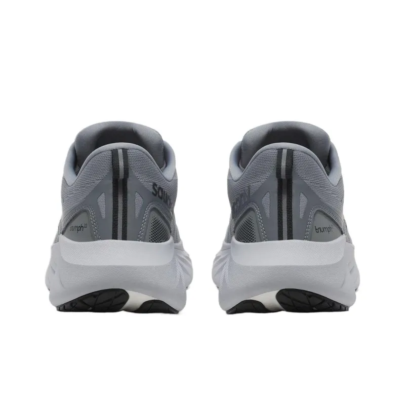 Saucony TRIUMPH 22 Breathable Cushioning Rebound Low Top Running Shoes Men's Gray-3