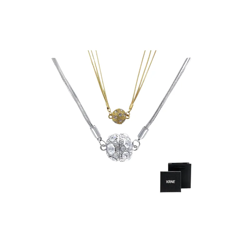 KRNE Copper Alloy Necklaces Unisex-11