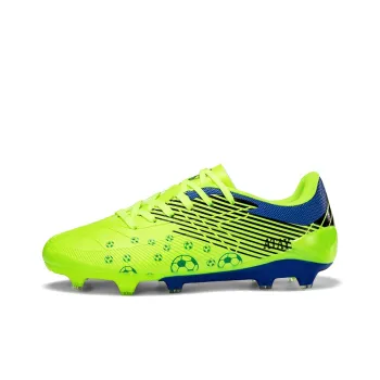 ATAY Soccer Shoes Men Low Top Green/Black/Orange/Blue Green