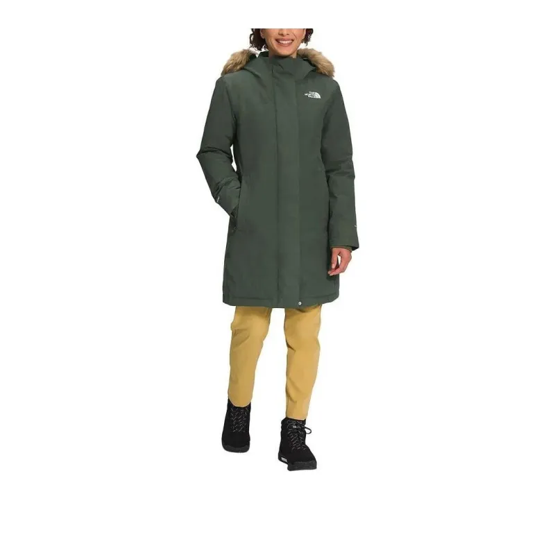 THE NORTH FACE Arctic Parka Thyme SM Jackets Coats Women's Green-1