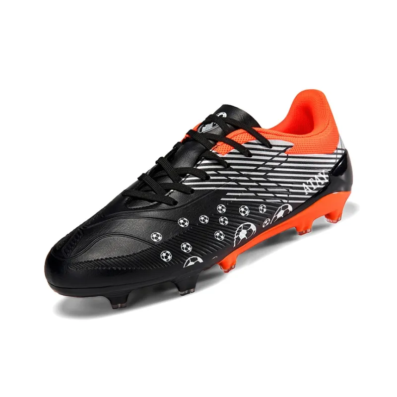 ATAY Soccer Shoes Men Low Top Green/Black/Orange/Blue Green-11