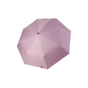 RABBITUU High Value Portable Manual Umbrella Sun Umbrella Foldable Solid Color Dual Use For Sunny And Rainy Days