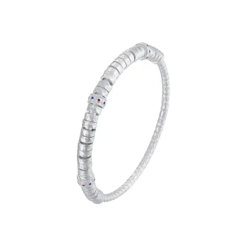 WINY 999 Fine Silver Bangles Women's Solid Handcrafted, Bestie Bangle