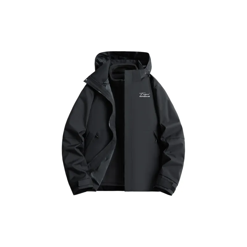 Feiyue Water-Resistant Windproof Warm Water-Repellent Windbreaker Jacket Unisex-0