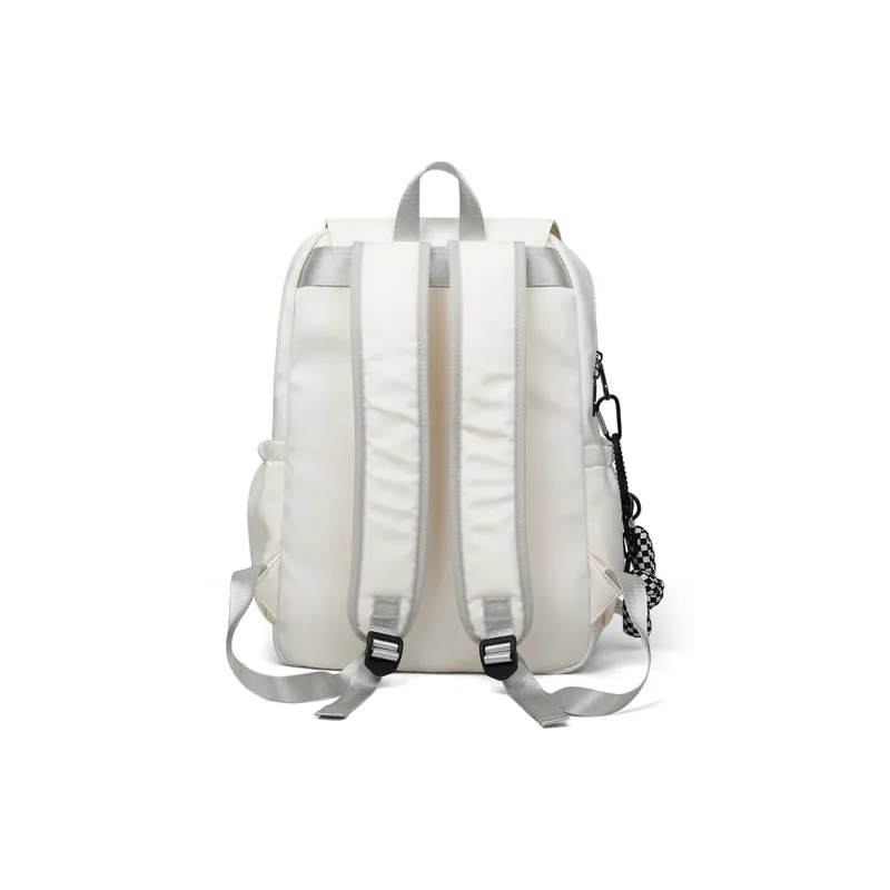 COMELY Fabric Backpack Medium Size Unisex Black-9