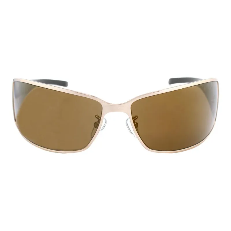 Sting Metal Irregular Shape Sunglasses Unisex Pink Gold-1