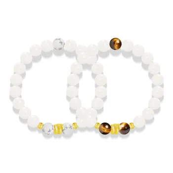 Cuz Strange Intention White Jade Bodhi Bracelets Unisex